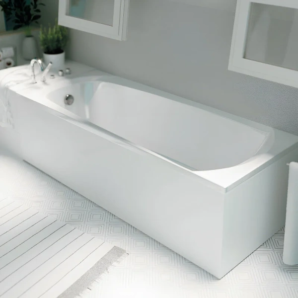 Ванна акриловая 1MarKa Elegance 01эл16570кс2+, 165 x 70 см, цвет белый (детальная фотография), без гидромассажа