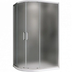 Душевой уголок Abber Schwarzer Diamant 110x80 см стекло матовое