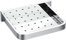 Мыльница Cezares Maxima хром