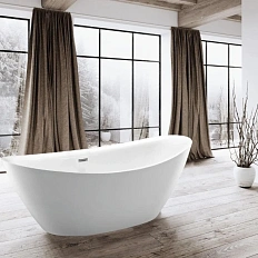 Ванна акриловая Vincea 180x87 см белая