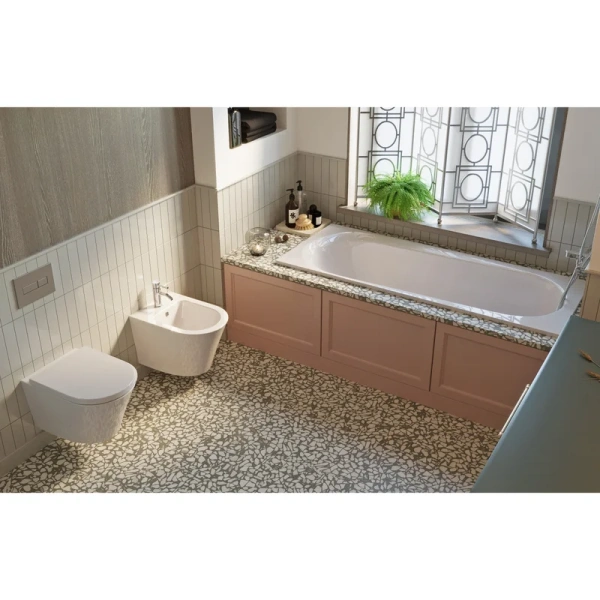 Ванна акриловая Lavinia Boho Biore 160x70 см белая 35010060 (детальная фотография), без гидромассажа, недорогие, большие