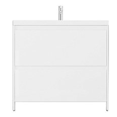 Тумба под раковину напольная Velvex Klaufs 88 см белая