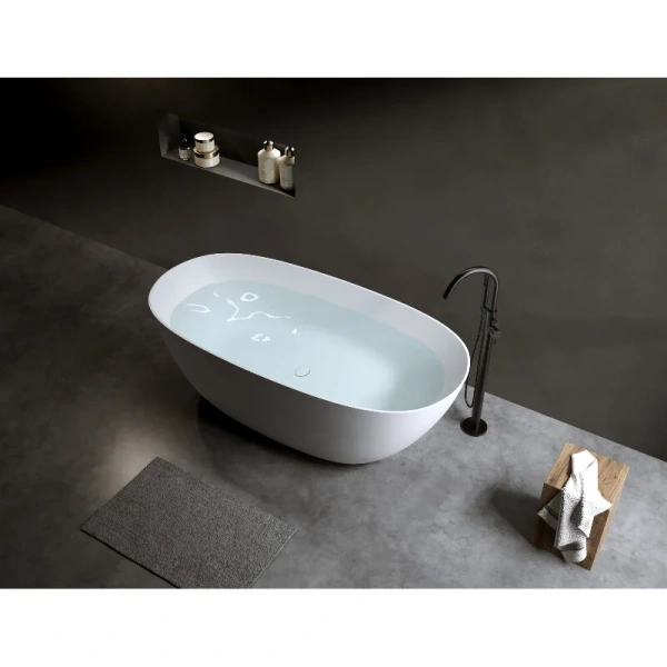 Акриловая ванна Timo SATU1450, 150 х 80 см, цвет белый (детальная фотография), отдельностоящие