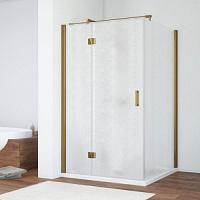 Душевой уголок профиль бронза стекло шиншилла Vegas-glass