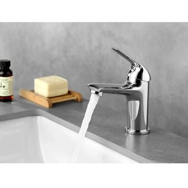 Смеситель для раковины Lemark Plus Advance однорычажный LM1231C (детальная фотография), современные, hi-tech