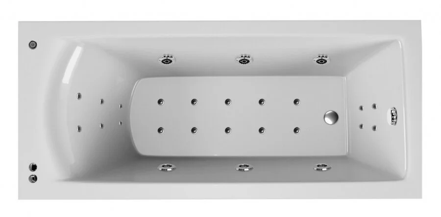 Ванна акриловая Vayer Savero Гл000011565 160 x 75 см, белая (детальная фотография), белые