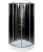 Душевая кабина Deto L 90x90 см полукруглая