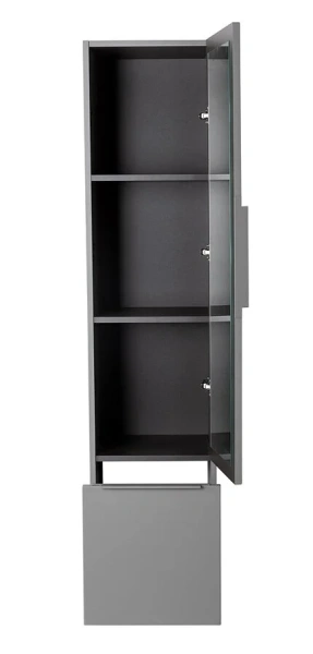Шкаф-пенал подвесной Cezares Premium 35 см Grigio Nuvola 55504 (детальная фотография), подвесные