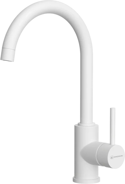 Смеситель для кухни Omoikiri Shinagawa 4974 c поворотным изливом (детальная фотография)