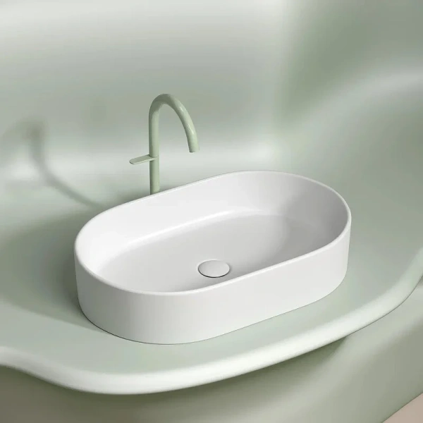 Раковина Ceramica Nova Element 60 см белая матовая CN6048MW (детальная фотография), белые