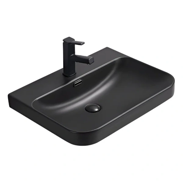 Раковина GID Integrado Bm9560s 61 см черная 72210 (детальная фотография)