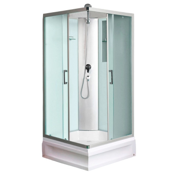 Душевая кабина River Quadro 90х90 см без крыши QUADRO Б/K 90/24 MT (детальная фотография)