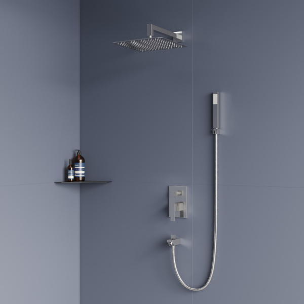 Душевой комплект RGW Shower Panels SP-54 21140854 с изливом (детальная фотография), душевые комплекты, наборы