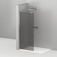 Душевая перегородка Cezares Liberta 76 см стекло графит