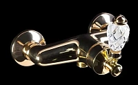 Смеситель для душа Boheme Vogue Crystal золото