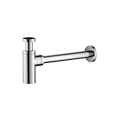 Сифон для раковины Акватек бутылочный хром