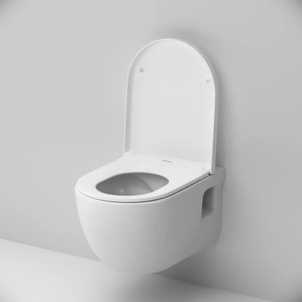 Унитаз с инсталляцией Am.Pm Like с сиденьем микролифт и клавишей IS30251.801701 (детальная фотография), по запросу