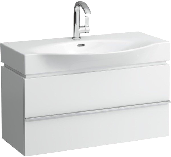 Раковина Laufen Palace 90 см белая 8.1170.2.000.104.1 (детальная фотография), современные, hi-tech