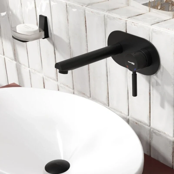 Смеситель для раковины WasserKRAFT Gollach встраиваемый 3330 (детальная фотография), современные, hi-tech