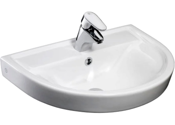 Раковина подвесная на пьедестал Gustavsberg Nordic GB1126000101 60х45х19.5 см (детальная фотография)