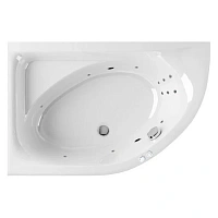 Ванна гидромассажная Excellent Aquarella Line 170 x 110 см, левая, белый/хром, WAEX.ARL17.LINE.CR