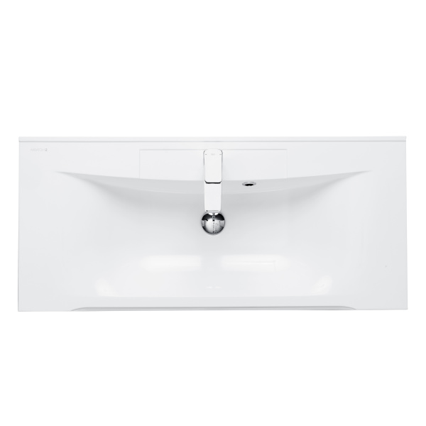 Раковина мебельная Акватон Премьер М 100 см белая 1A70473KPR010 (детальная фотография), в наличии