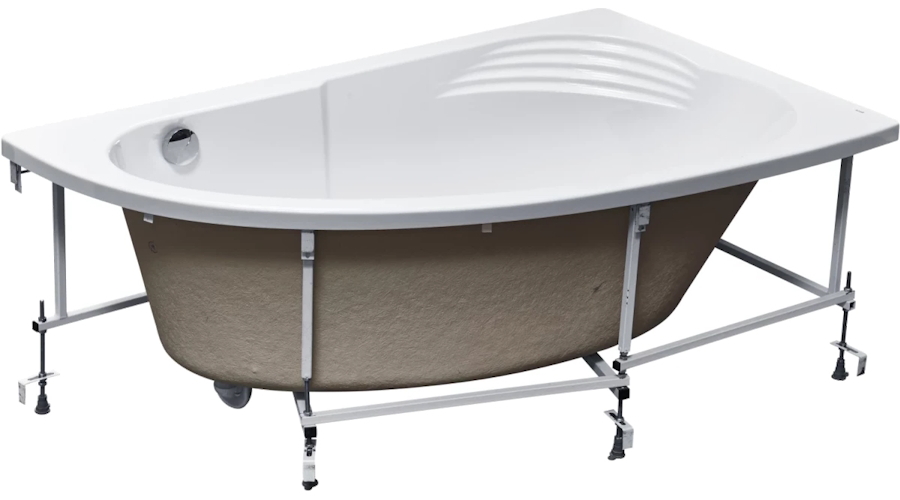 Ванна акриловая Roca Merida 170х100 см правая ZRU9302993 (детальная фотография), современныe, hi-tech