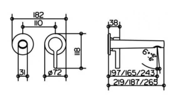 Смеситель для раковины Keuco Edition 400 51516 010200 (детальная фотография), для раковины