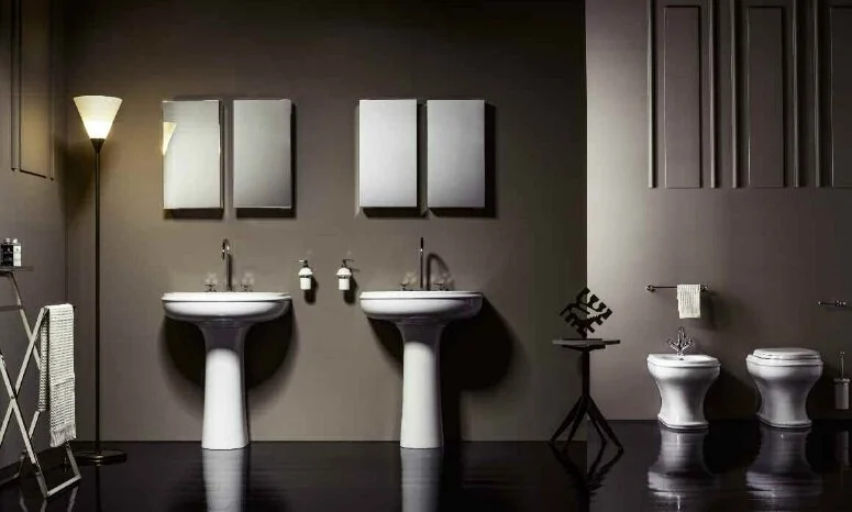 Раковина Azzurra Charme CHA270 bix1 (детальная фотография), круглой формы, тюльпан