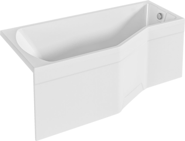 Ванна акриловая 1Marka Convey 150х75 см асимметричная, левая 01кон1575л (детальная фотография), современныe, hi-tech