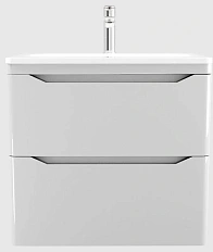 Тумба под раковину подвесная Style Line Марелла Люкс Plus 70 см белый глянец