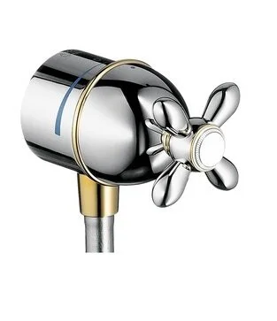 Выход из стены с запорным вентилем, цвет хром, Axor Carlton 17883000 (детальная фотография)