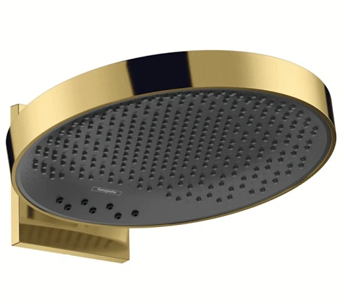 Верхний душ Hansgrohe Rainfinity полированное золото - фото 4