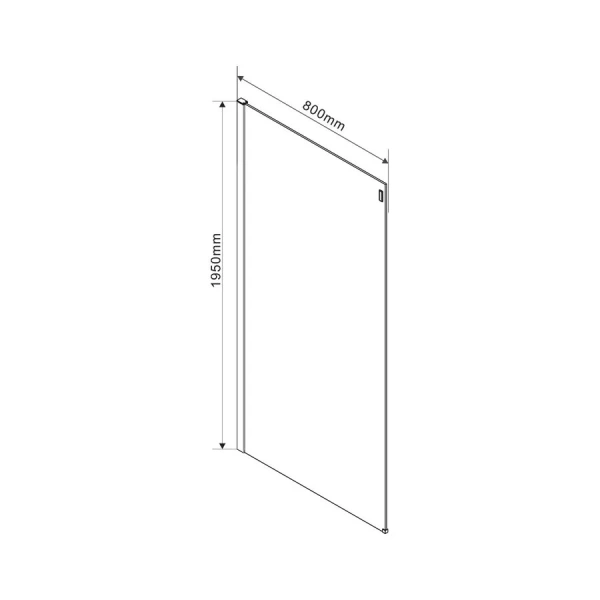Душевой уголок Vincea Como 140х80 см угловой VSR-1C8014CL (детальная фотография), хром