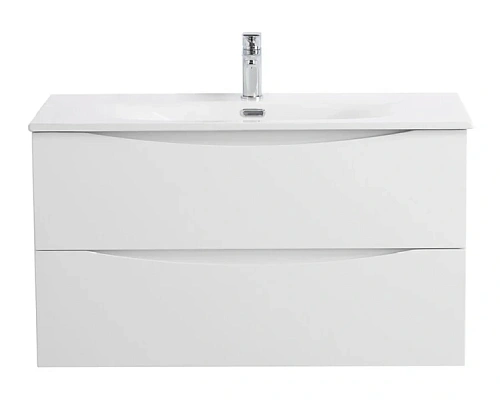 Тумба под раковину подвесная BelBagno Marino-Cer-N 100 см Bianco Lucido - фото 3