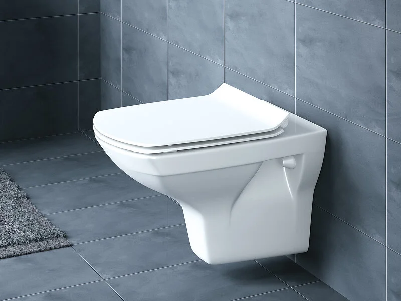 Унитаз с инсталляцией Cersanit Carina с кнопкой хром глянцевый 64441 (детальная фотография) index_3