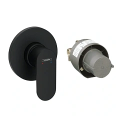 Смеситель для душа Hansgrohe Rebris черный матовый