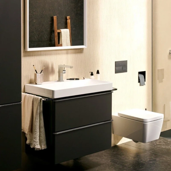 Смеситель для раковины Hansgrohe Tecturis E хром 73020000 (детальная фотография), современные, hi-tech