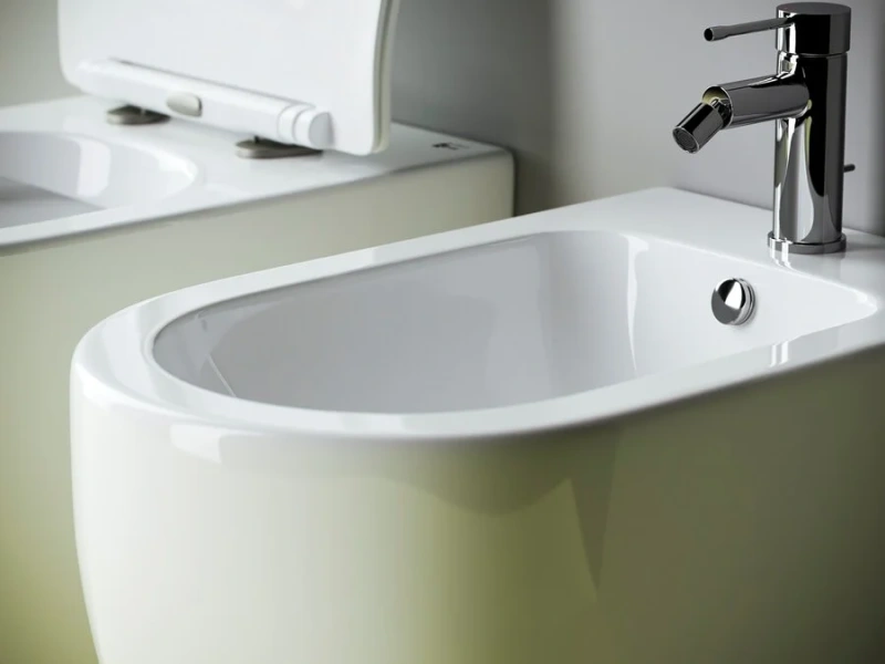 Биде напольное Ceramica Nova Metropol овальное CN4005 (детальная фотография), круглой формы