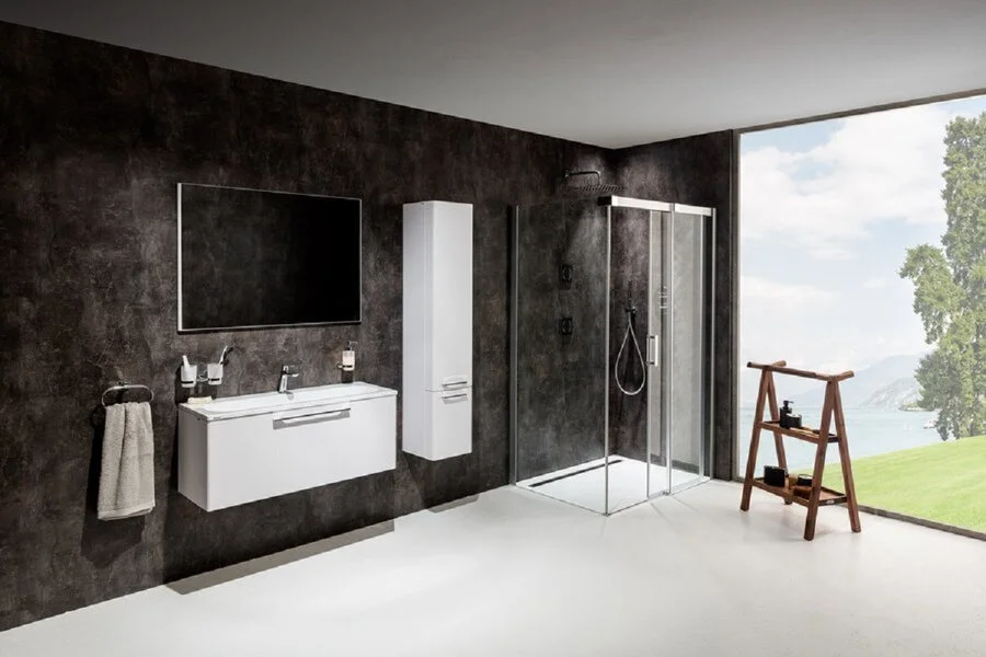 Душевой уголок правый Ravak Matrix MSDPS 110/80 (детальная фотография) index_1