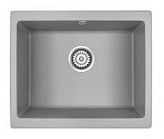 Мойка для кухни Paulmark Gera 55 см серый металлик
