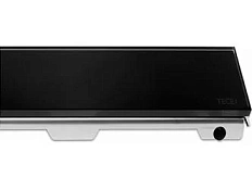 Панель для слива стеклянная, 100 см, цвет чёрный, Tece TECEdrainline 601092