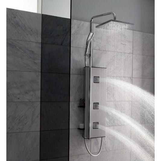 Душевая панель Jacob Delafon Watertile термостатическая E3872-185 (детальная фотография), настенные