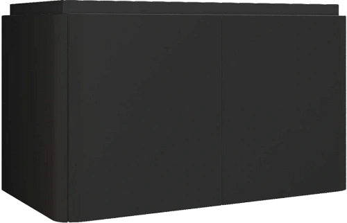 Тумба под раковину подвесная Cezares Stylus 94 см черный графит - фото 2