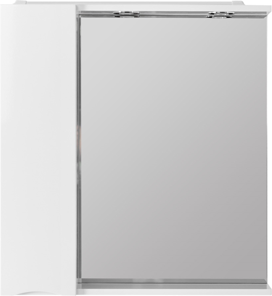 Зеркальный шкаф с подсветкой BelBagno Marino 60 см левосторонний MARINO-SPC-600/750-1A-BL-P-L (детальная фотография)