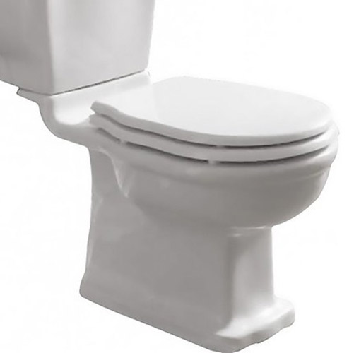 Чаша для унитаза-компакта BelBagno Boheme белая BB115CPS (детальная фотография)