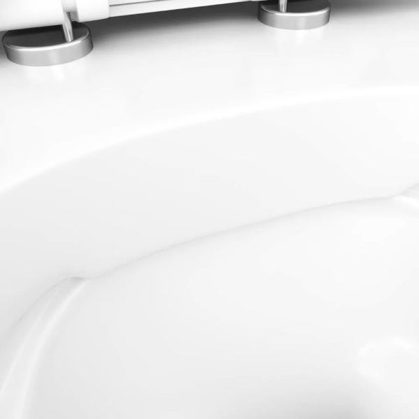 Унитаз с инсталляцией Am.Pm Like с сиденьем микролифт и клавишей IS49051.801700 (детальная фотография), с инсталляцией index_1