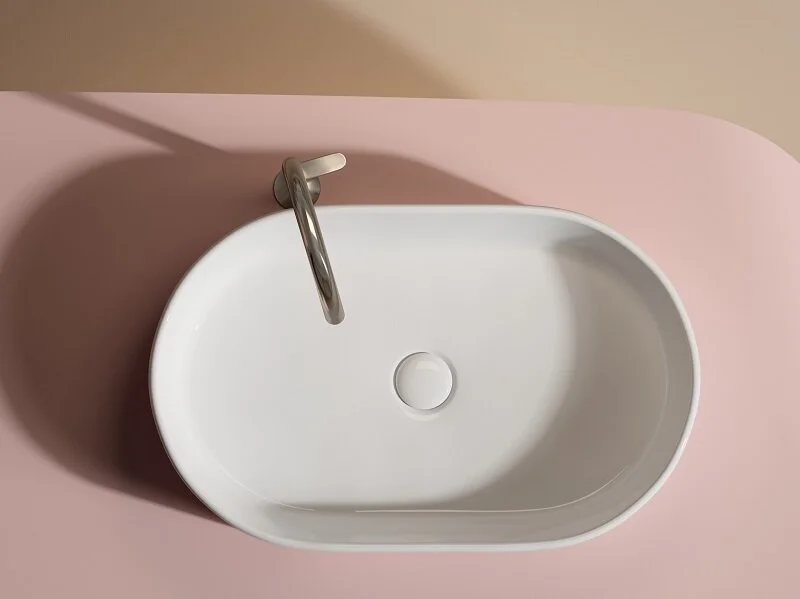 Раковина Ceramica Nova Element 60 см накладная белая CN6048 (детальная фотография), в наличии