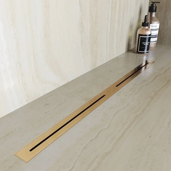 Душевой трап RGW SDR-52Gb 80 см золото Brush 76215280-06 (детальная фотография), стандартные