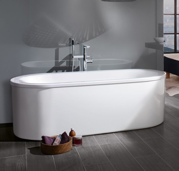 Ванна акриловая Villeroy & Boch Loop&Friends 180х80 см отдельностоящая белая UBA180LFO7PDV-01 (детальная фотография), 180x80 см